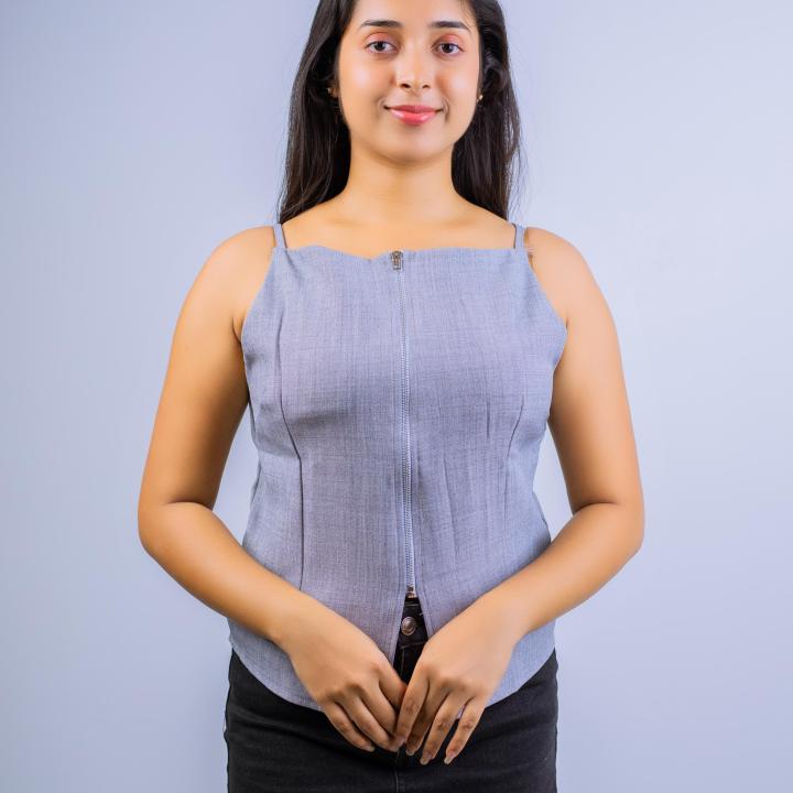 Cleomara Zip Top